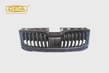 What are the functions of a front grille on a car?