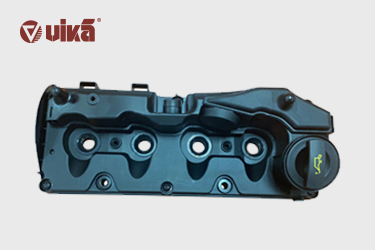 What are possible reasons for oil leakage of a valve chamber cover pad?